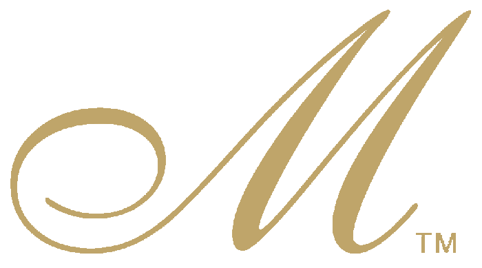 Cursive M logo